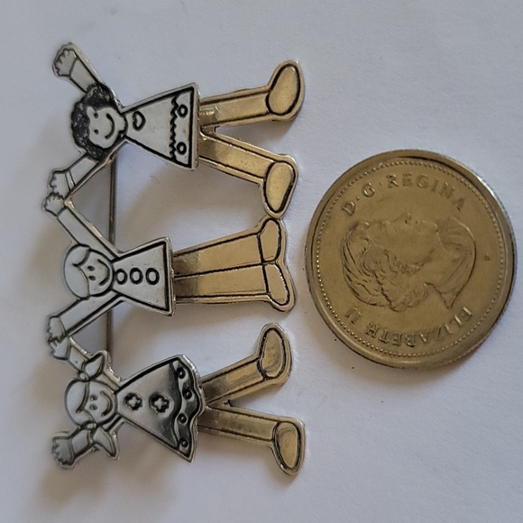 Kids Sterling Brooch - Picture 4 of 4